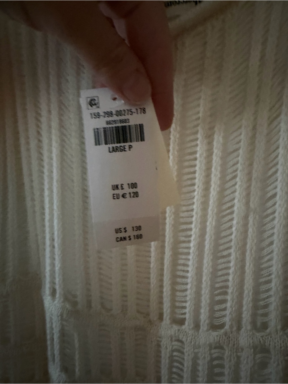 Abercrombie & Fitch Cream Crochet Maxi Dress - Picture 4 of 4